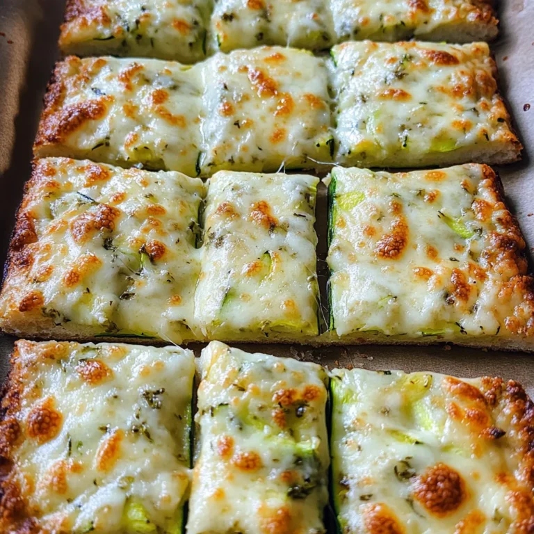 Cheesy Zucchini Breadsticks