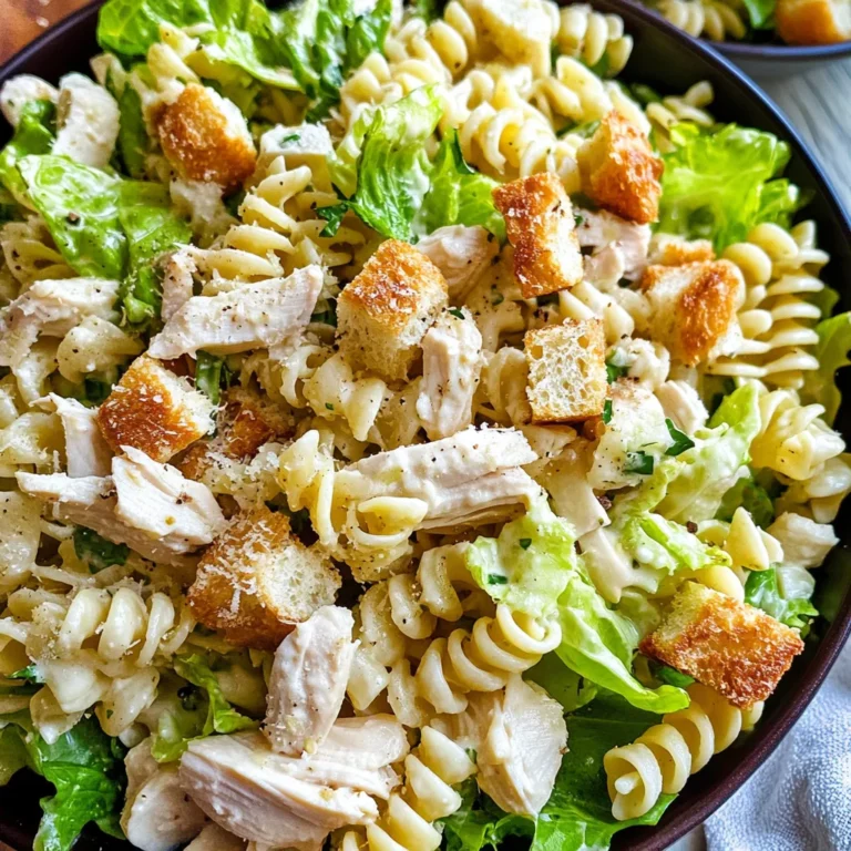 Chicken Caesar Pasta Salad