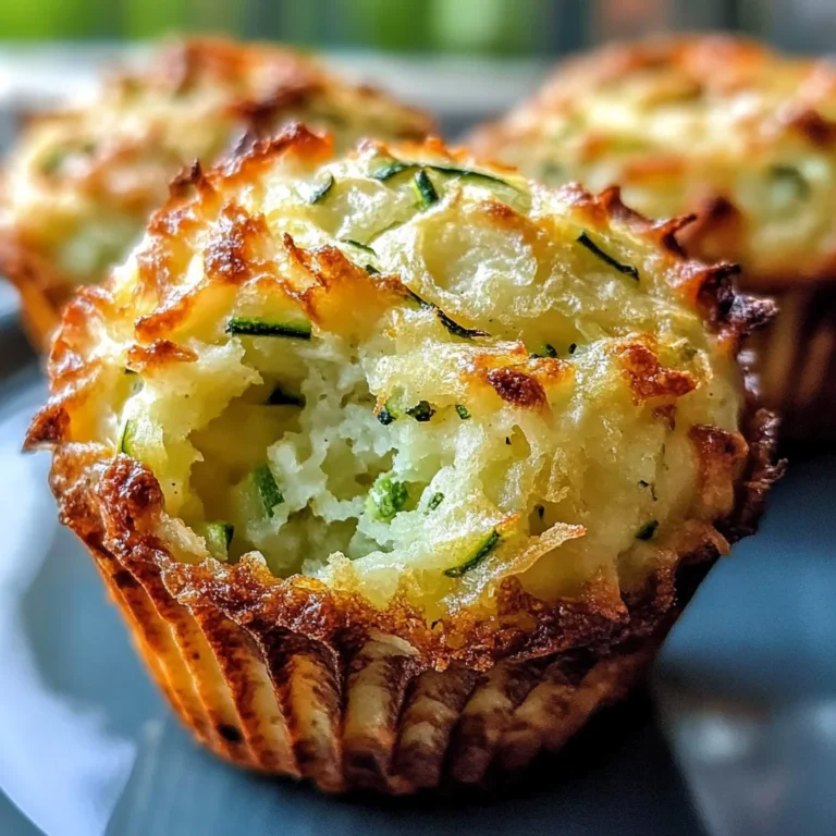 Crispy Parmesan Zucchini Potato Muffins
