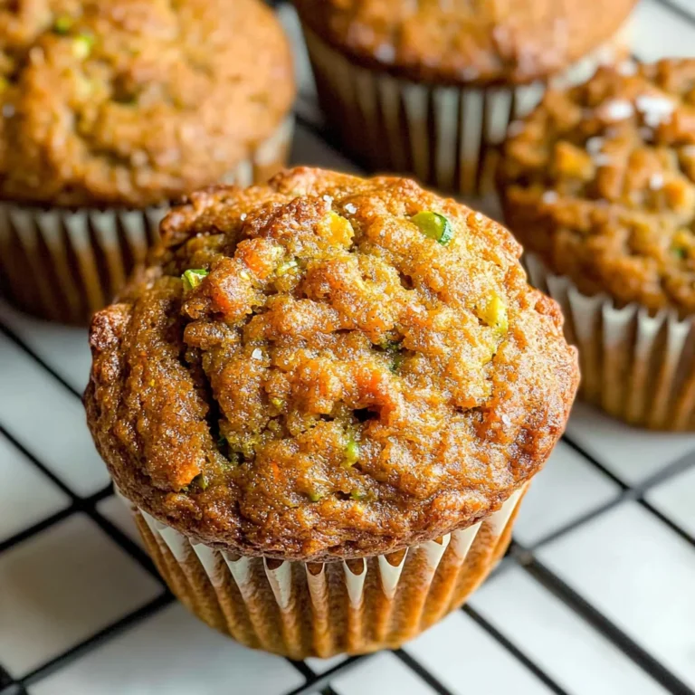 Fluffy Whole Wheat Carrot Zucchini Muffins