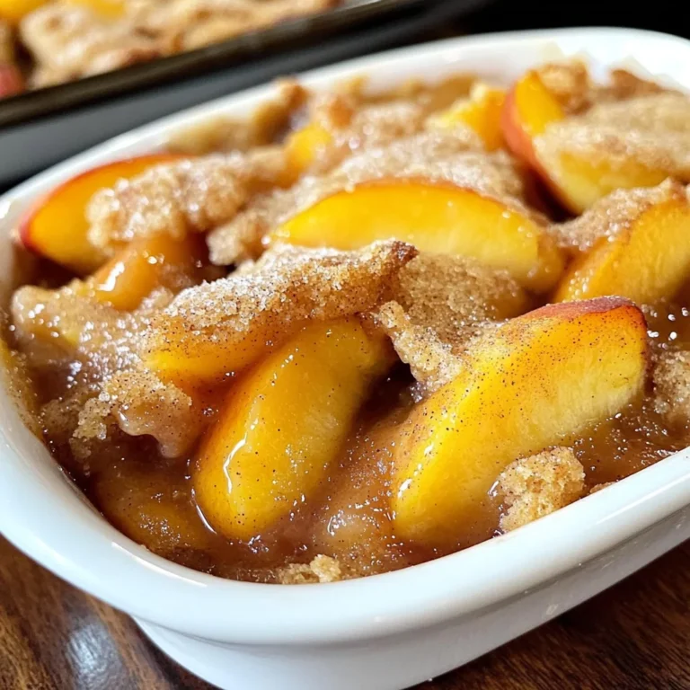 Fresh Peach Cobbler