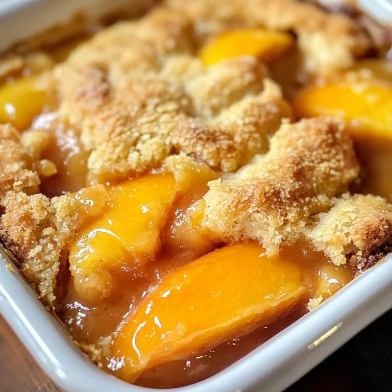 Georgia Peach Cobbler