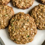 Healthy Zucchini Oatmeal Cookies