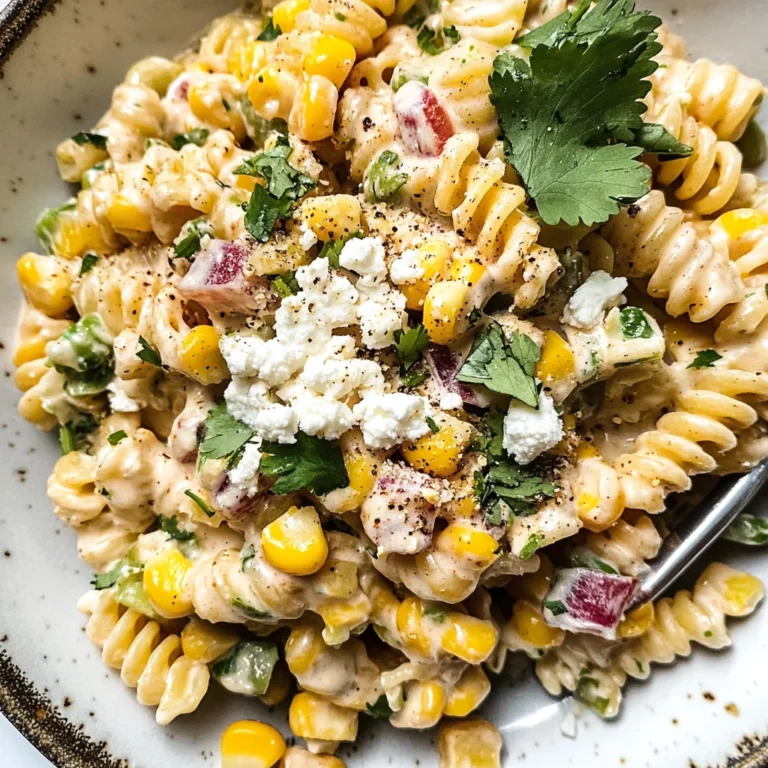 Mexican Street Corn Pasta Salad