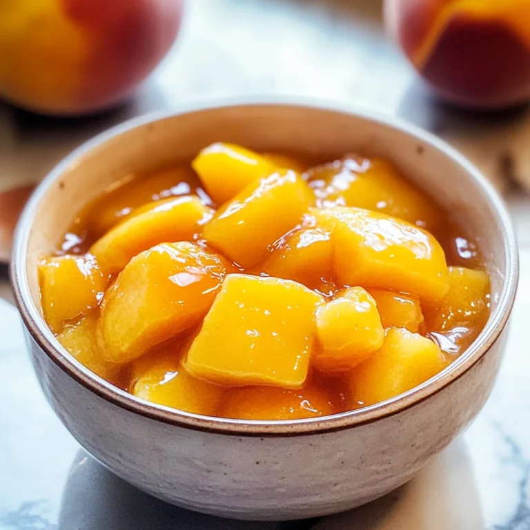 Peach Compote