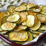 Salt and Vinegar Zucchini Chips