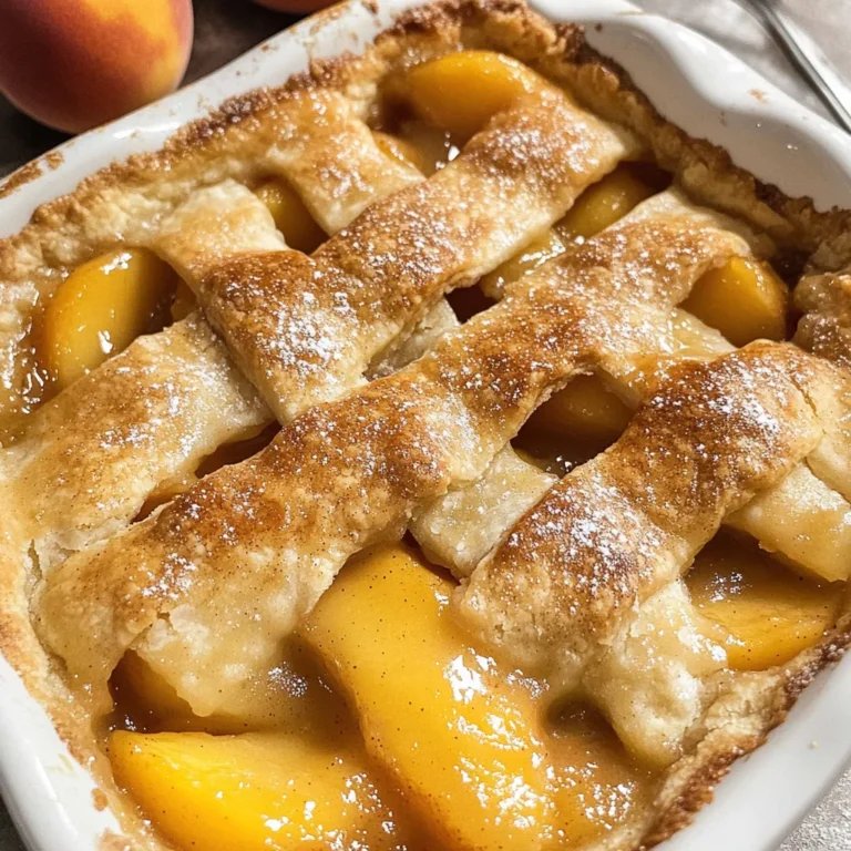 Southern Peach Cobbler Recipe with Canned Peaches