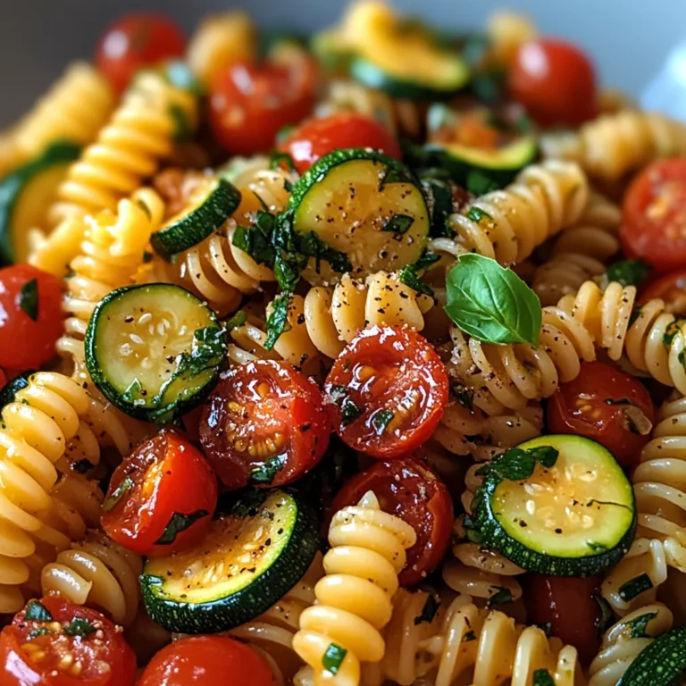 Tomato Zucchini Pasta