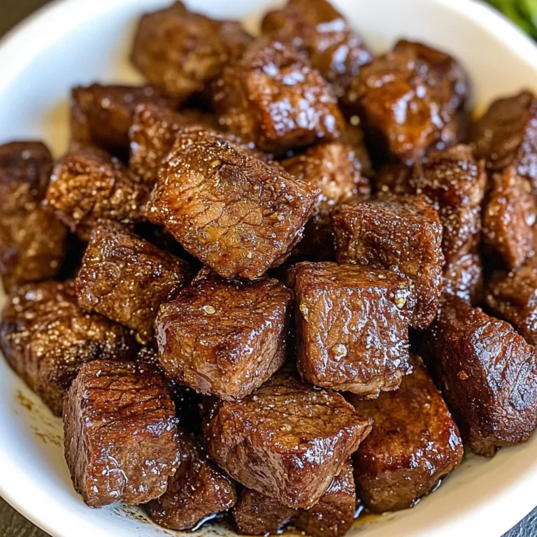 Air Fryer Juicy Steak Bites