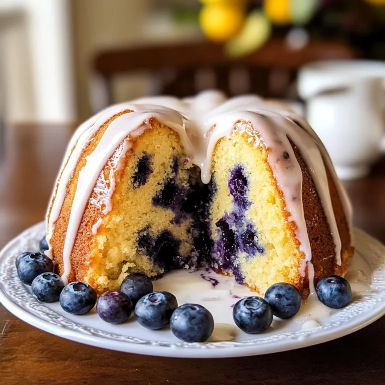 Blueberry Breakfast Bundt Cake