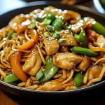 Garlic Chicken Lo Mein