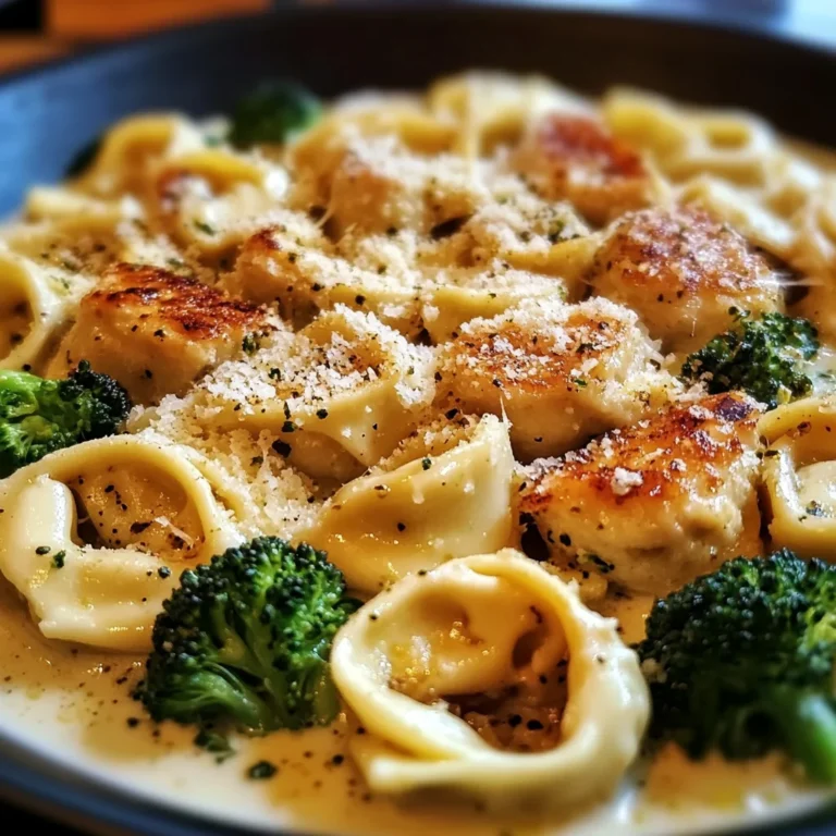 Garlic Parmesan Chicken Tortellini