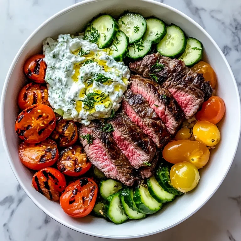 Mediterranean Steak Bowl Recipe