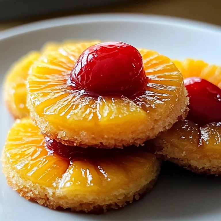 Pineapple Upside-Down Cookies: A Fun Twist on a Classic Dessert