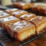 Soft Baked Maple Donut Bars